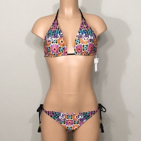 Trina Turk colorful bikini. 6-top/10-bottom. NWT - Picture 5 of 13